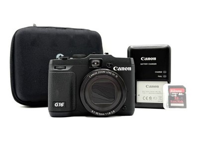 Canon PowerShot G16 Digital Camera 12.1MP 5x Zoom WiFi 1080p