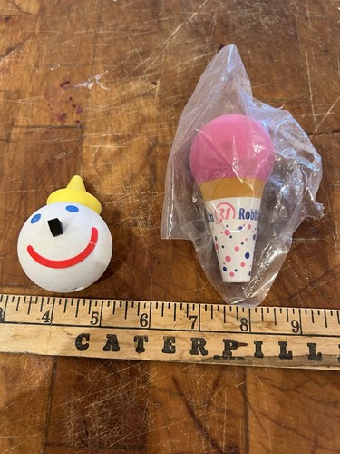Baskin Robbins Ice Cream Cone & Jack in the Box Antenna Topper