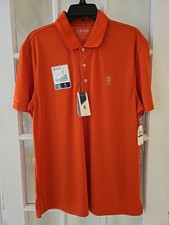 Men's IZOD Golf Salmon Short Sleeve Polo Shirt Size Large BRAND NEW WITH TAGS