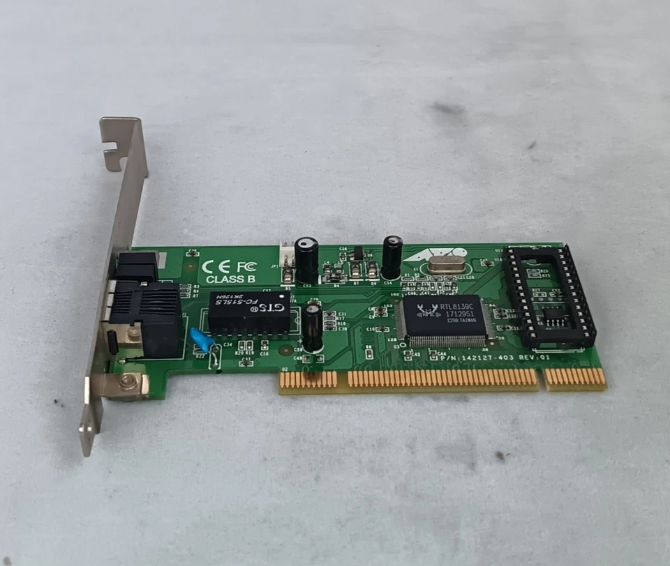SCHEDA DI RETE LAN ETHERNET AT-2500TX V3 PCI PER COMPUTER REALTEK ADMTEK - Immagine 4 di 4