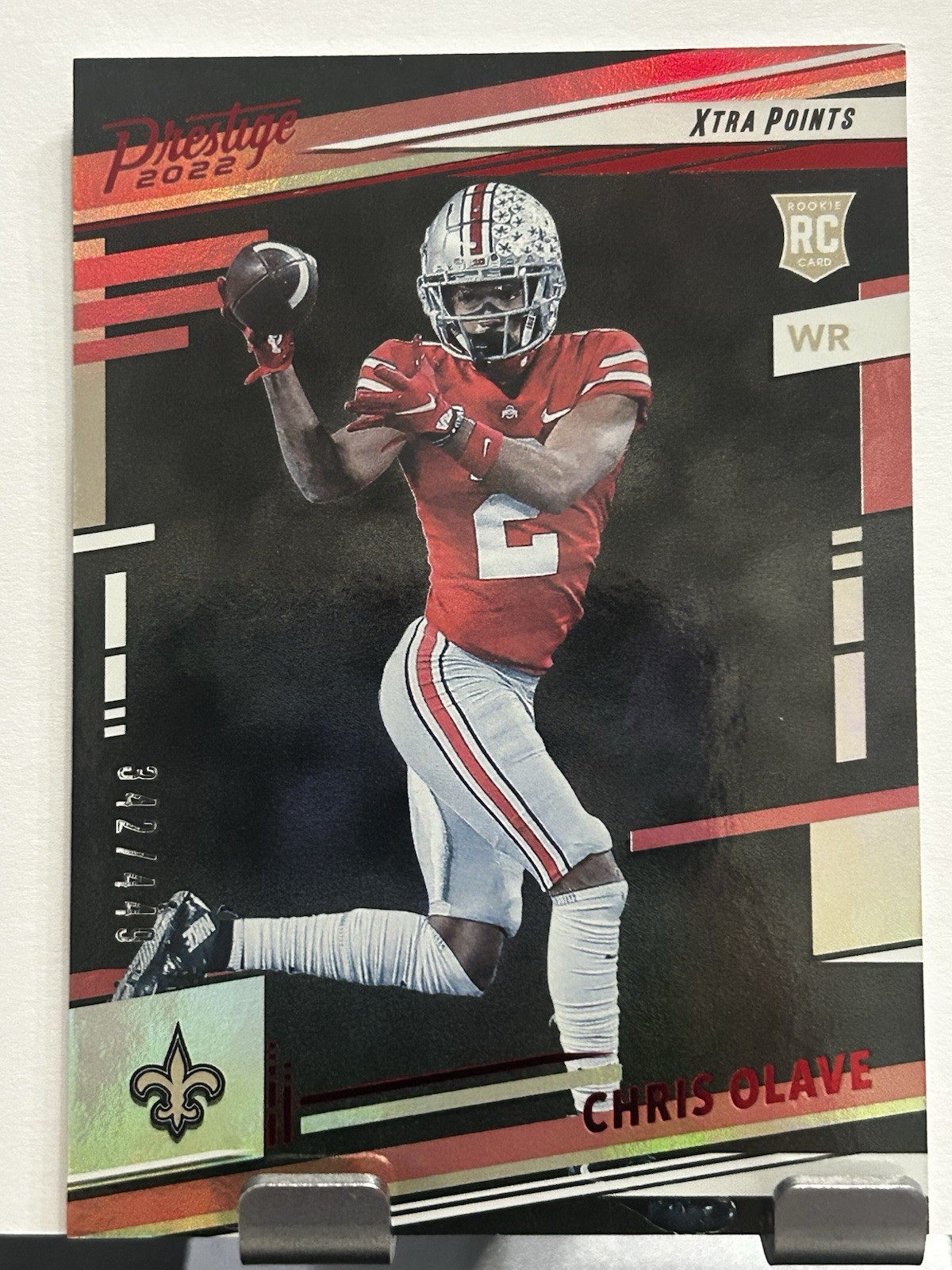 2022 Panini Prestige Chris Olave #310 RC Red /449