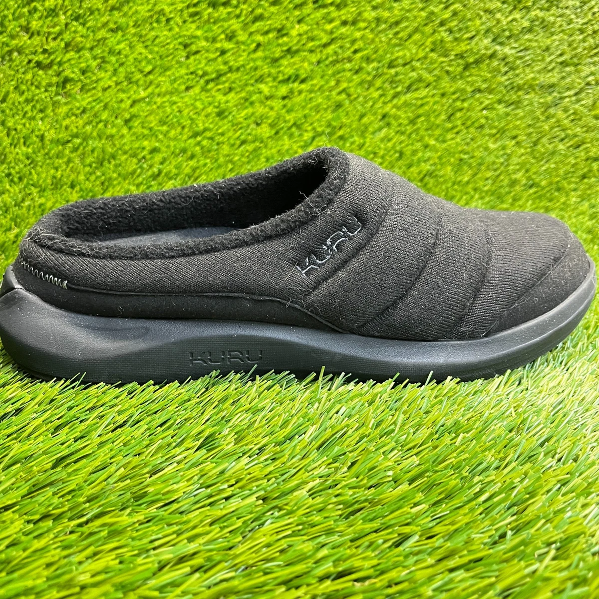 Rockport Axelrod Quilted Slip-On Shoes Size 10.5M Black Nylon Comfort EVA Sole Solid Slippers for Men 44.5 EU Shoe for sale | eBay main image 2