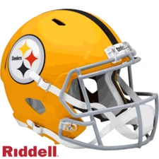 Pittsburgh Steelers Full Size Authentic Speed Football Helmet 2025 Alternate On-