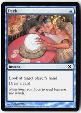 Peek 94 Common 10th Edition Magic: The Gathering Near Mint