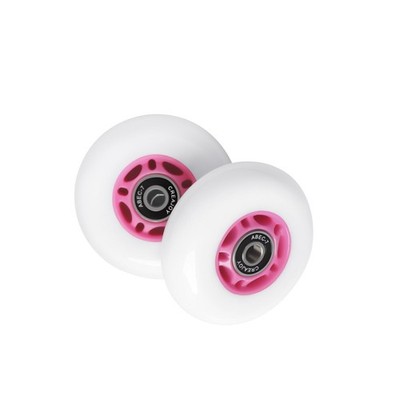 RipStik Casterboard Replacement Wheels, 76mm with Bearings, X 24mm, Pink