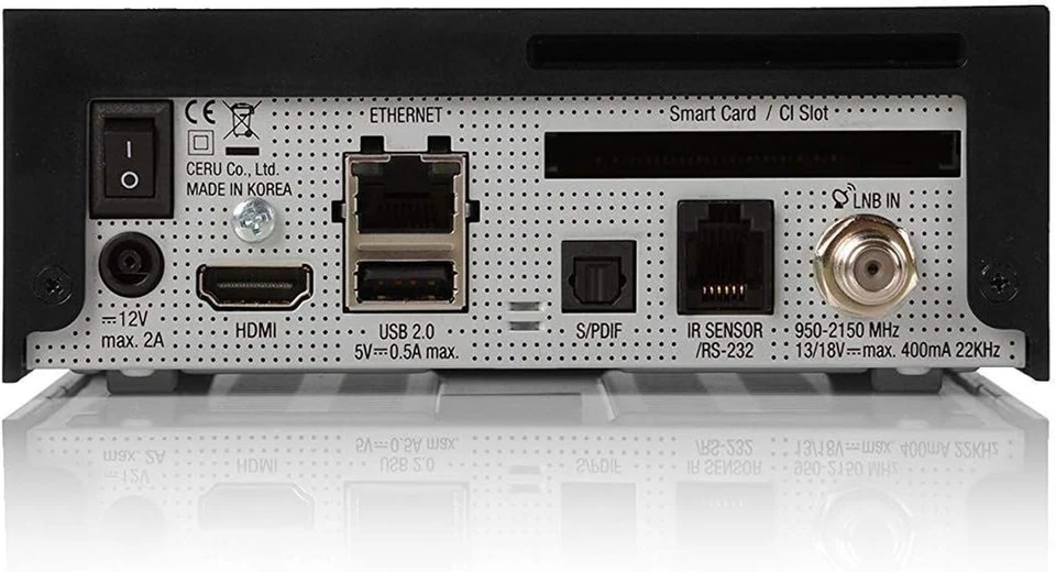 , Ricevitore Satellitare Linux Zero 4K, 4GB Emmc/2Gb DDR4, Di Colore Nero - Immagine 3 di 4