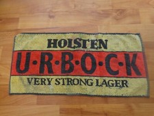 Seltener Jahrgang Holsten Urbock Sehr Stark Lager Pub BAR Bier Handtuch Brauerei