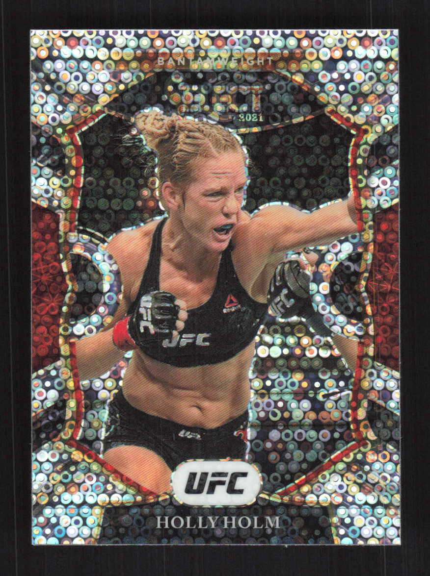 Holly Holm 2021 Panini Select UFC Disco Prizms #54