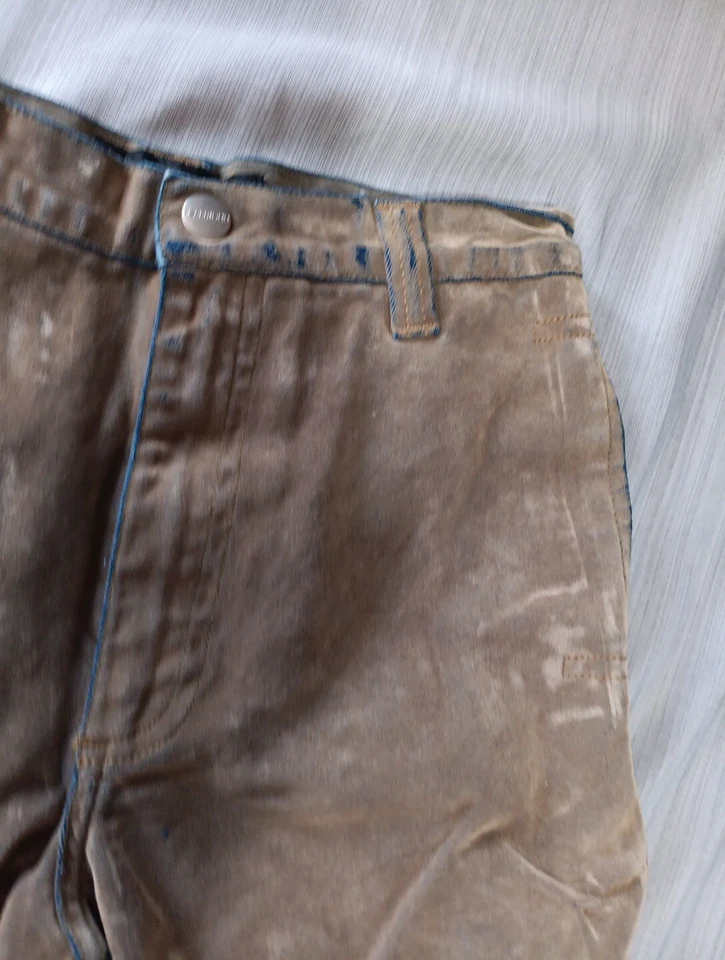 Pantalones de mezclilla Sean John recubiertos de terciopelo pierna ancha para niños talla XL 7x Foto 4 de 4