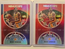 2021-22 NBA Hoops HBY Legends Of The Ball  #11 Magic Johnson *PRINT ERROR*