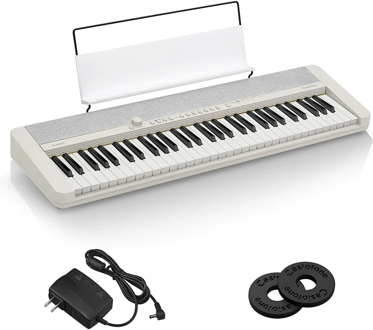 New Casio Electronic Keyboard Casio Tone CT-S1 WE (White) 61