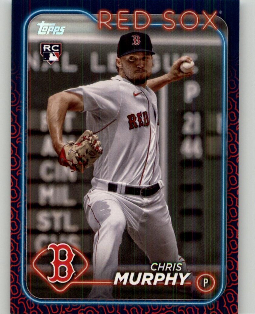 2024 Topps Chris Murphy Team Color Border Variation #73 Boston Red Sox
