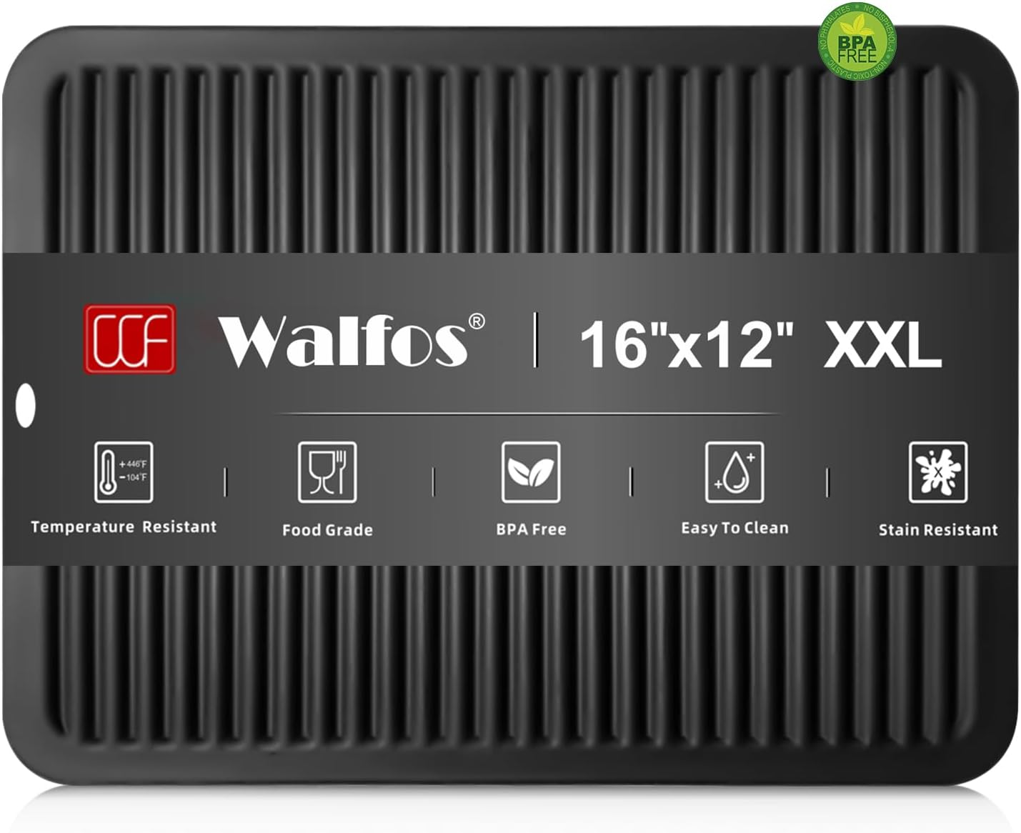 Extra-Large 16x12 Inch Silicone Trivet for Hot Pots and Pans – Heat Resistant Kitchen Essential