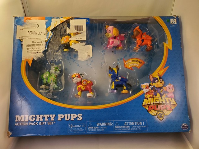 paw patrol mighty pups action pack gift set