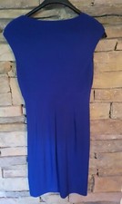 Vintage Lauren Ralph Lauren cobalt blue cap sleeve dress shoulder pads sz 10