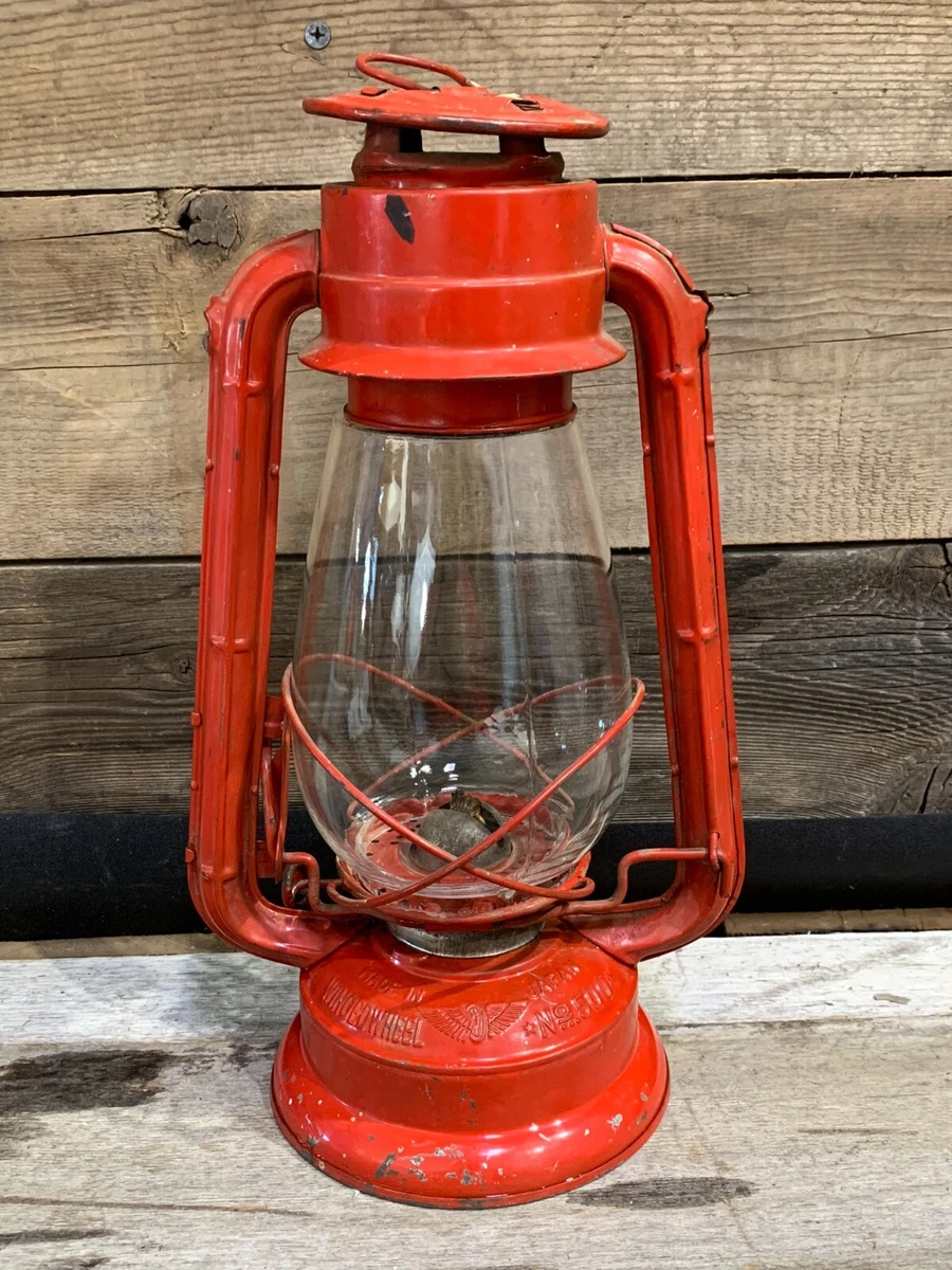 Winged Wheel No. 500 Lantern Red Clear Globe eBay