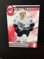 23-24 UD SP Authentic Hockey RC Red Limited Future Watch 127 Tye Kartye