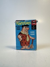 Vintage 1961 Flintstones Edu-Cards Pre-Historic Animal Rummy Card Game