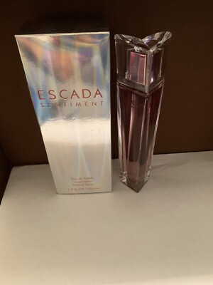 NIB  Escada Sentiment Eau de Toilette EDT Spray 1.7 oz 50 ml