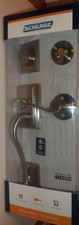 Schlage Latitude Satin Nickel Century Trim Single Cylinder Handleset Lever