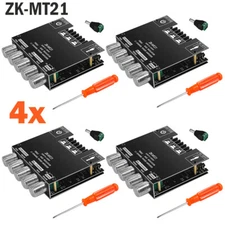 4X ZK-MT21 2.1Channel Bluetooth Audio Power Amplifier Board Subwoofer 50Wx2+100W