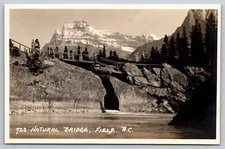 Postcard RPPC Canada British Columbia Natural Bridge 47Z
