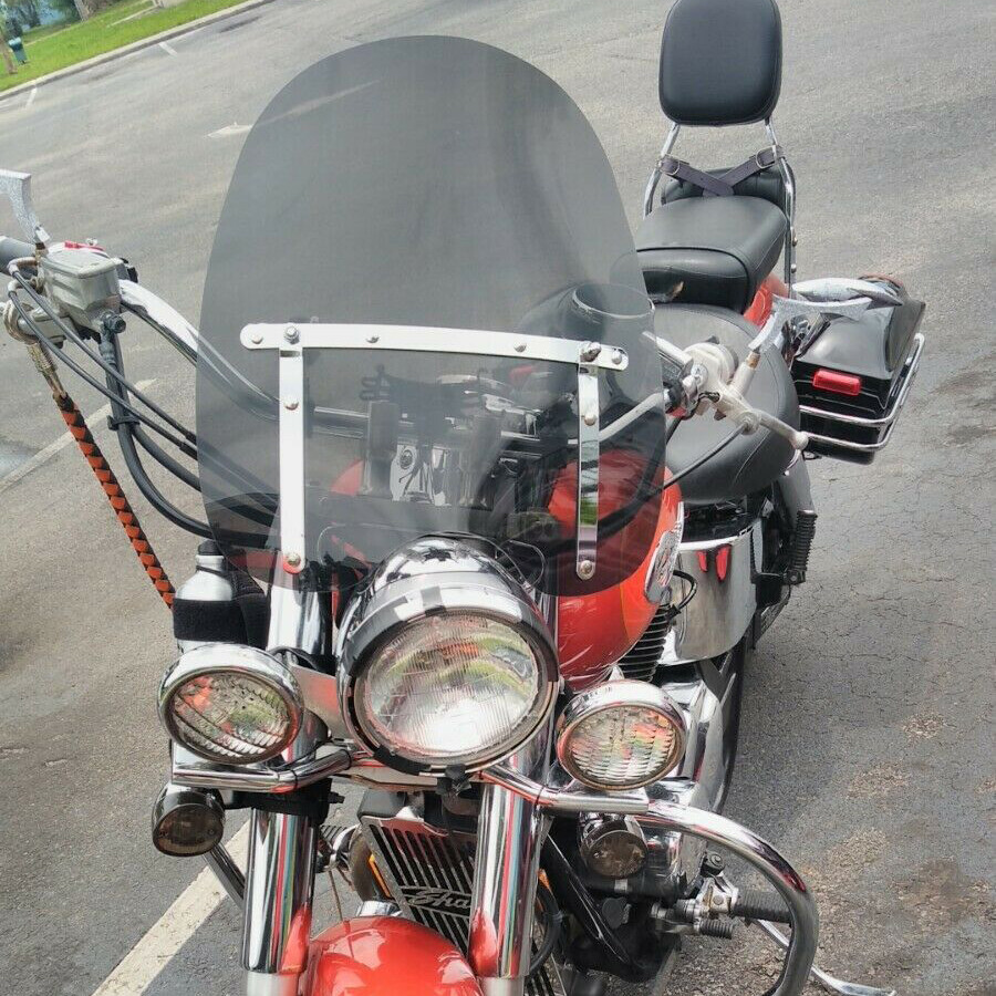 Clear Windshield For Honda Magna Shadow Spirit Sabre 600 750 1100 Motorcycles
