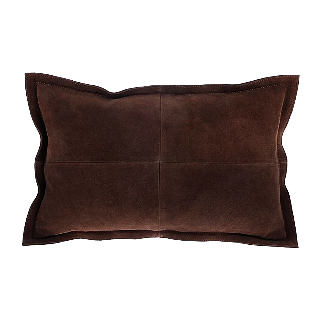 Leather pillow cheap cases