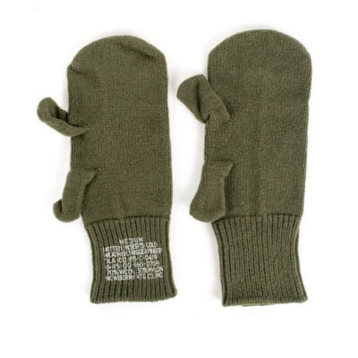#ad US Military Wool Trigger Finger Mitten Liners Medium 8415 00 160 0769 Wool Blend $9.99
