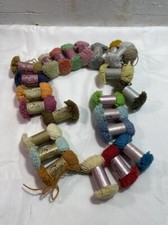 Lot of Carpet Sample Thread Yarn Solutia 6.6 Ultron Multi Color Sample String