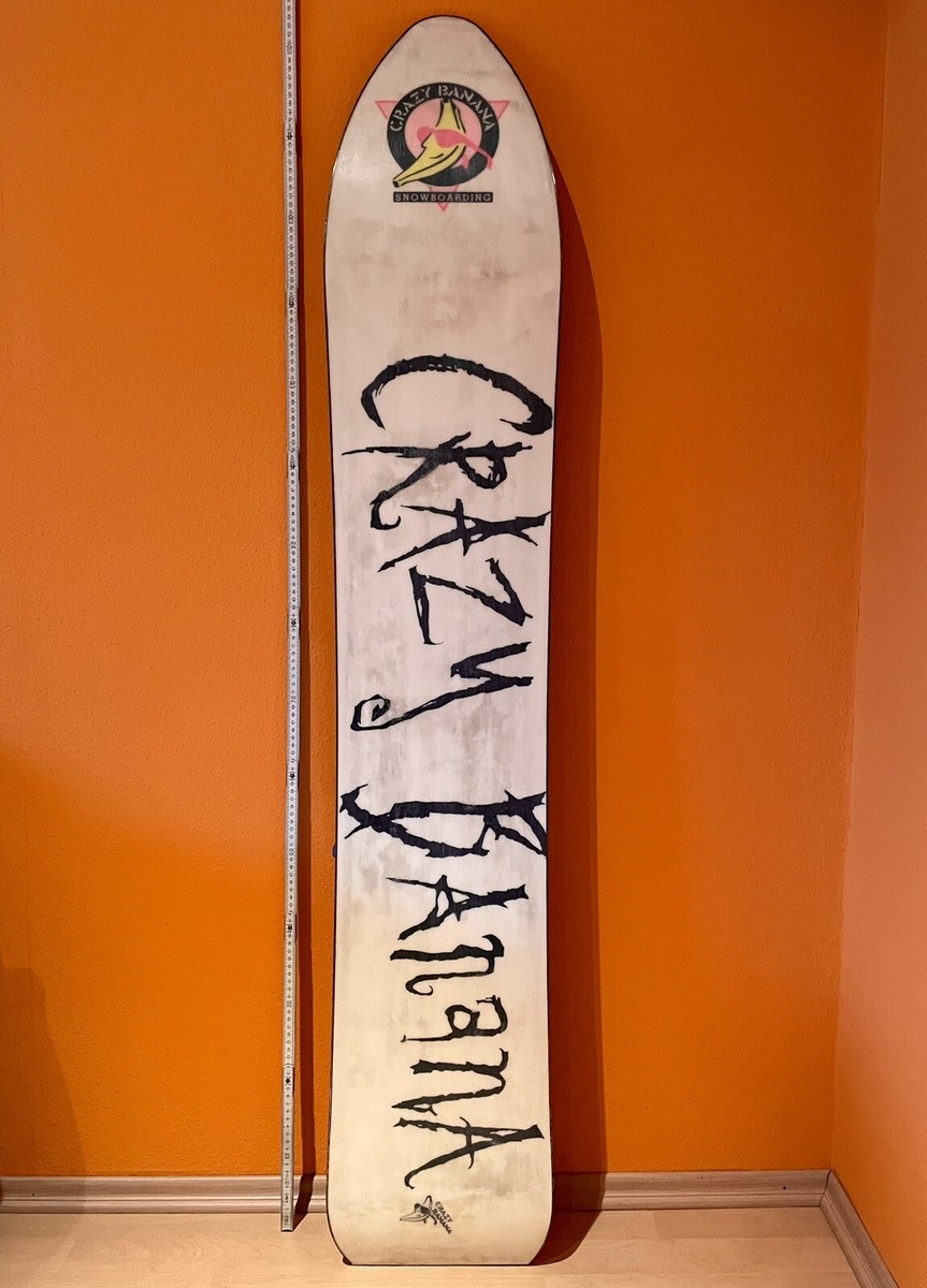 CRAZY BANANA Snowboard 80 er AUSTRIA Arrow 158 Komplett SET Quick