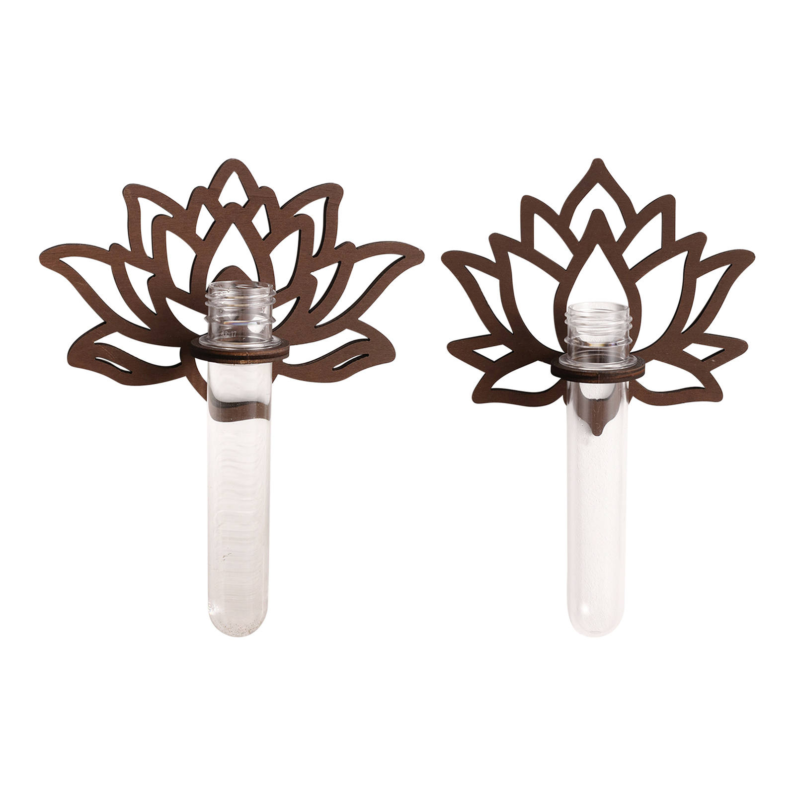 Wall Hanging Wooden Planter Terrarium Planter Propagator Test Tube Vase