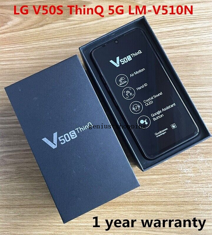 LG V50S ThinQ 5G LM-V510N 256GB Black 4G 5G LTE Unlocked