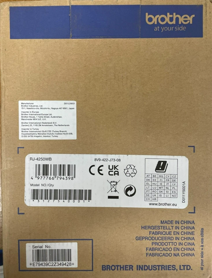 Brother - RJ-4250WB - Direct Thermal Printer Monochrome USB Bluetooth - Image 4 of 4