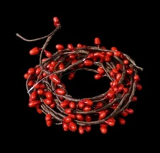 72" Red Pipberry Pip String Garland