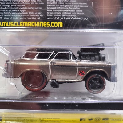 Rare Muscle Machines 1955 Chevrolet Nomad Gasser Chase Black | eBay