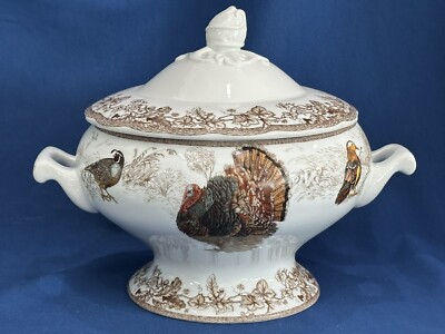 NEW Williams Sonoma Plymouth Turkey Soup Tureen Quart
