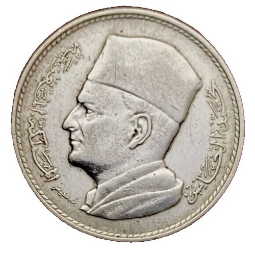 1928 (1347) Morocco 20 Francs Silver Coin #2 UNC | eBay