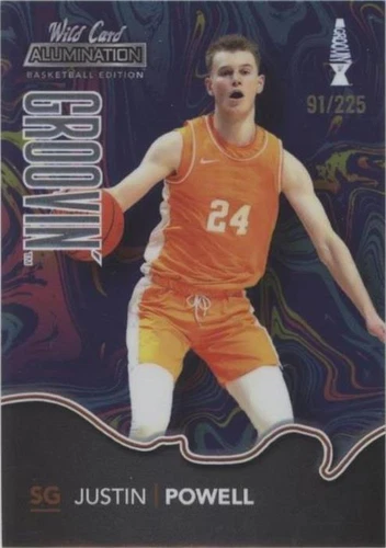 2021-22 Wild Card Alumination - Justin Powell #BG-32