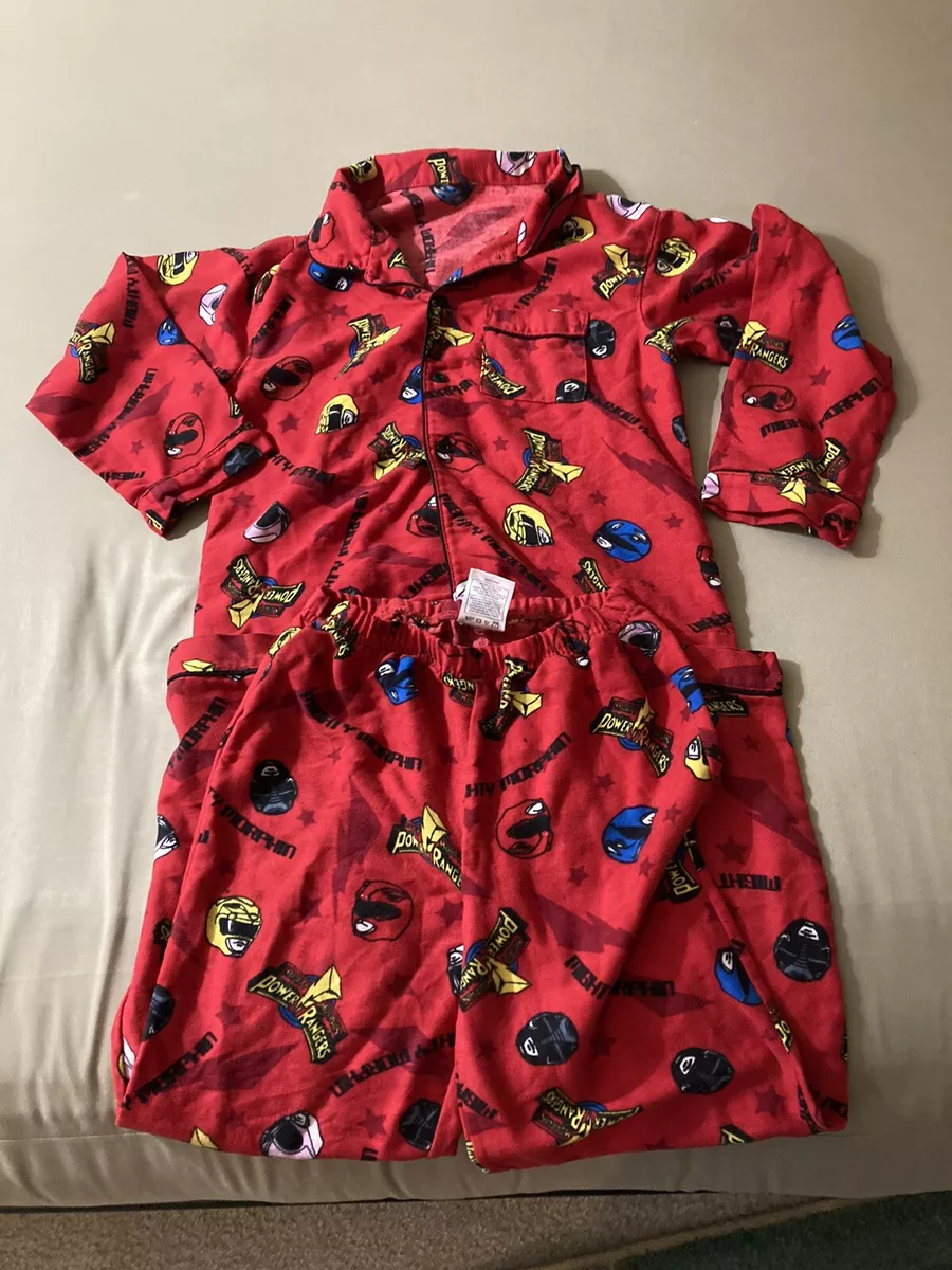 Power ranger pajamas size 8 sale