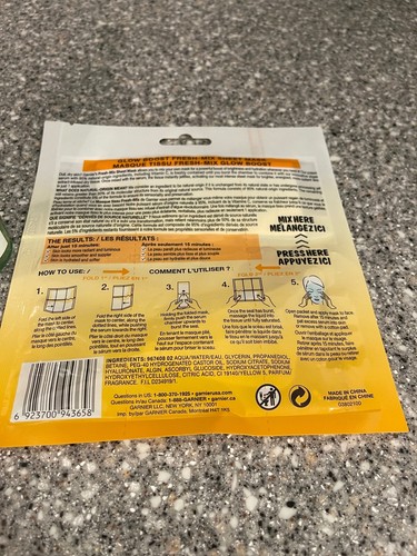 Garnier SkinActive Glow Boost Mask and Balancing Facial Mist NEW - Picture 4 of 5