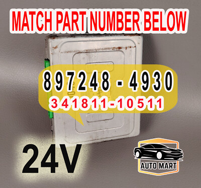 ISUZU NPR 4HK1 24V TRANSMISSION CONTROL MODULE UNIT OEM 8972484930
