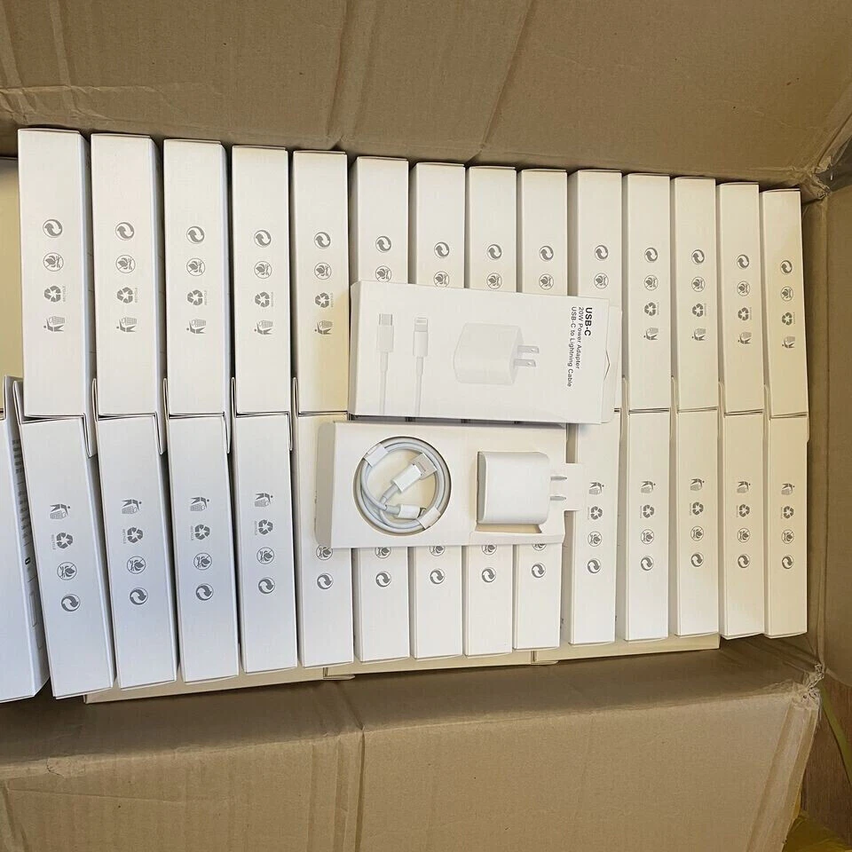 Wholesale!  50x   20W Power Adapter For iPhone Fast Charger PD Cable USB Type-C - Image 4 of 4