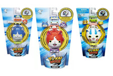 Yo-Kai Watch Accessories custom kits x 3 - Robonyan, Jibanyan, Komasan - Hasbro