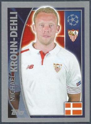 Topps Champions League - 2015-16 #274 - Sevilla - Michael Krohn - Dehli