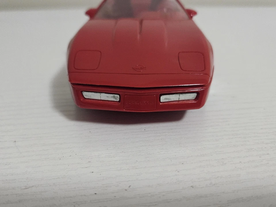1990 Chevrolet C4 Corvette ZR-1 RED Promo Model Car LT-5 AMT ERTL #6034 - Image 2 of 4