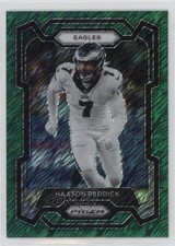 2023 Panini Prizm Green Shimmer Prizm 3/5 Haason Reddick #243 12fl