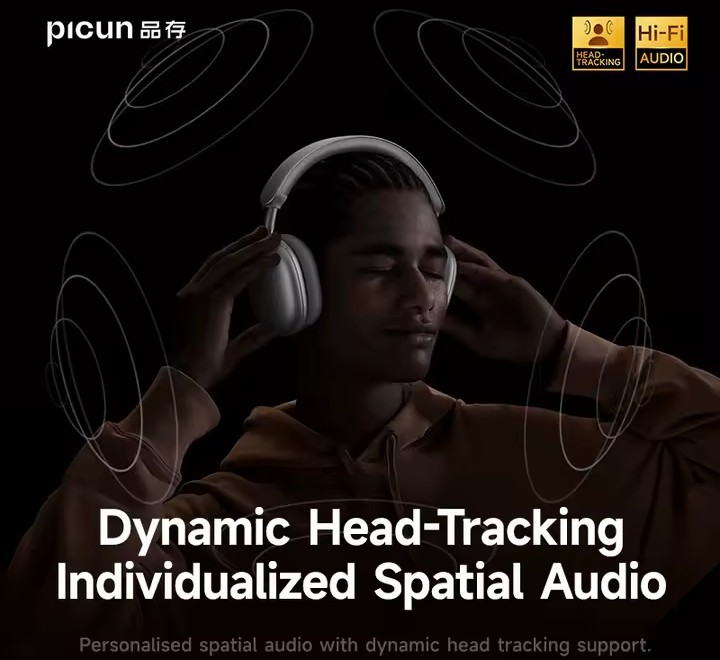 picun f8 pro ノイズキャンセリングヘッドホン Picun F8ProオーバーイヤーANCENCヘッドセットBluetooth