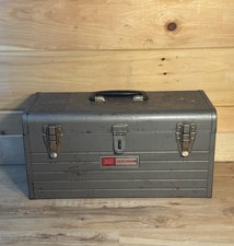 Sears Craftsman Usa 18 Metal Tool Box No Metal Tray 18x9x8 Vintage 6500