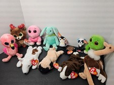 TY Beanie Boos Beanie Babies Lot of 12 Vintage Plush Bundle With Tags